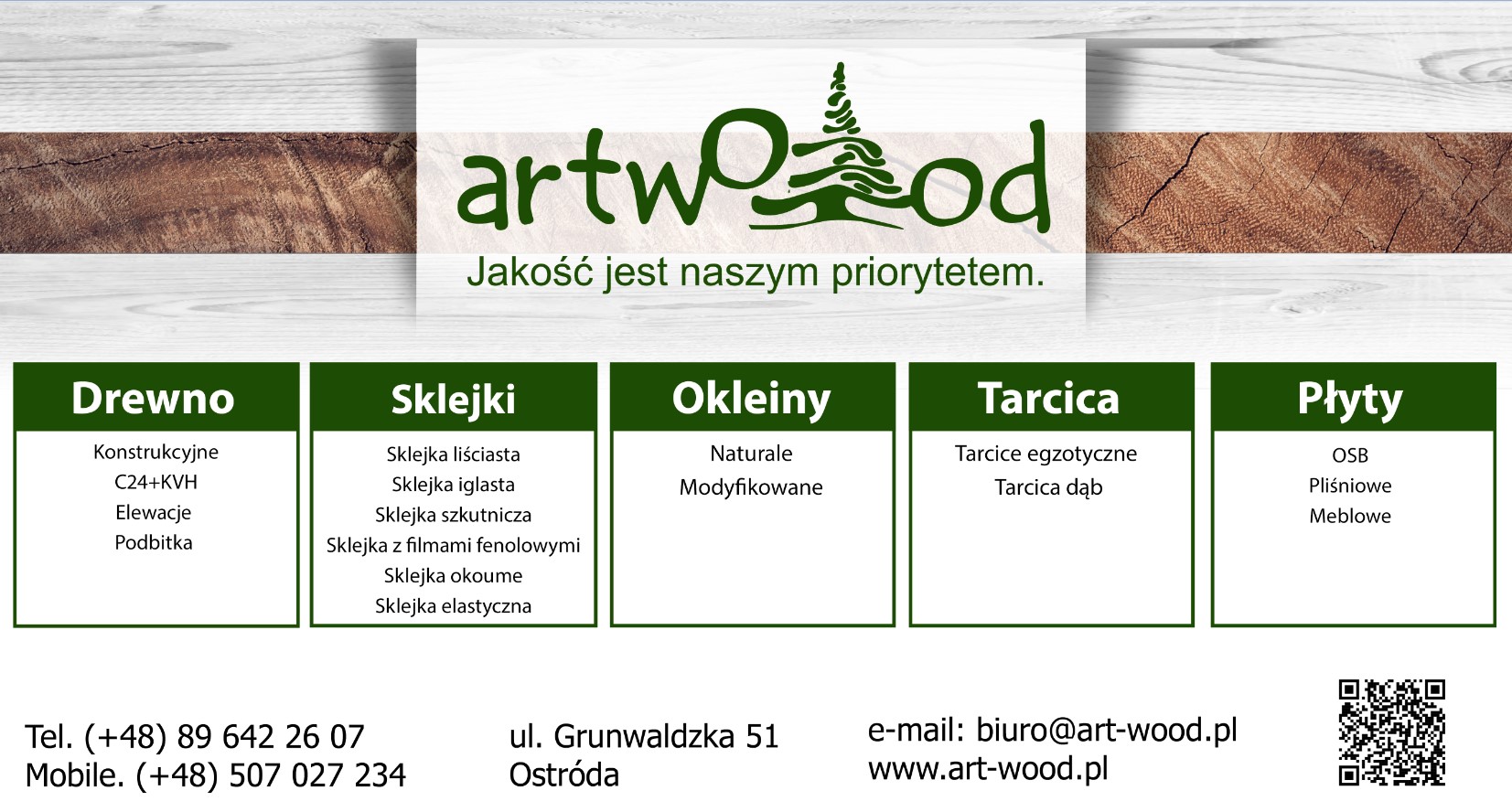 ART WOOD Sp. z o.o. - okleiny meblowe OSTRÓDA okleiny meblowe OSTRÓDA